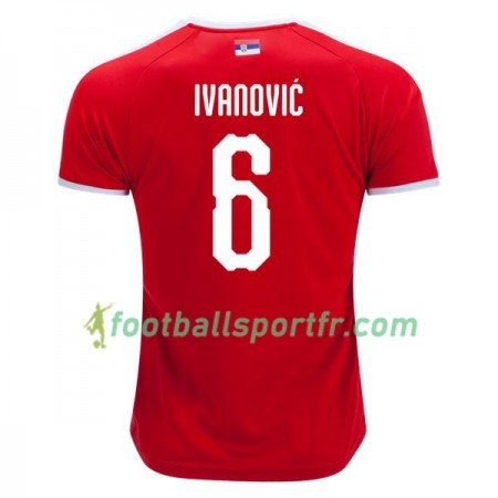 Tenue Serbie Ivanovic 6 Domicile Coupe du monde 2018 Maillot de Foot
